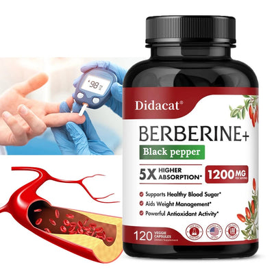 Berberine 1200mg - Supports Heart Health &amp; More