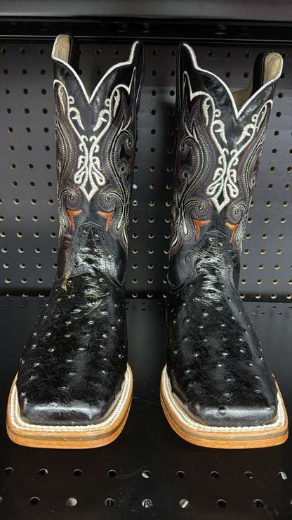 Men's Rodeo Cowboy Western Square Toe Boots Alligator Neck Print Made in Mexico