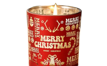 Red Christmas Soy Wax Candles - Premium Holiday Fragrance