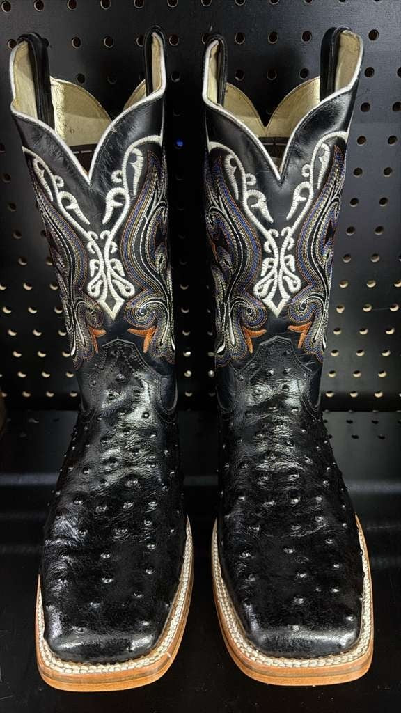 Men's Rodeo Cowboy Western Square Toe Boots Alligator Neck Print Made in Mexico