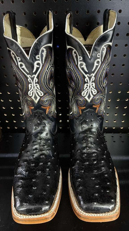 Men's Rodeo Cowboy Western Square Toe Boots Alligator Neck Print Made in Mexico