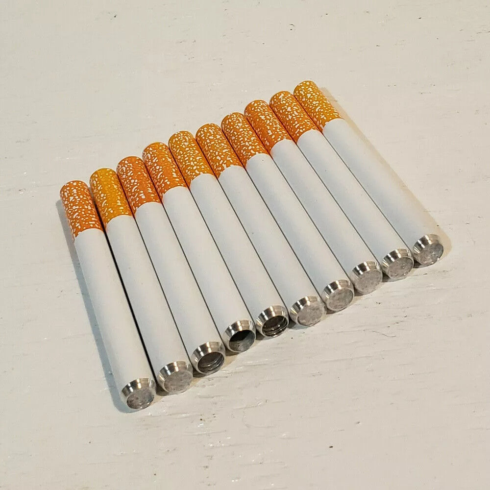 10 Pack 3” One Hitter Pipe Aluminum Bat Tobacco Smoking Dugout Accessories - USA
