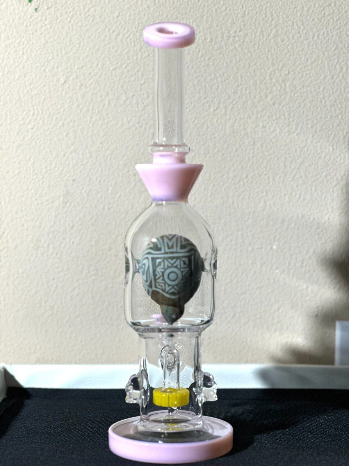 13.5'' Alien Glass Bong 14mm Artistic Water Pipe Unique Monster Collectible