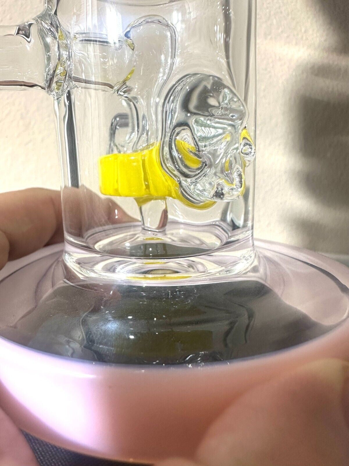 13.5'' Alien Glass Bong 14mm Artistic Water Pipe Unique Monster Collectible
