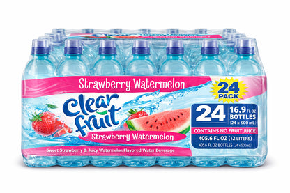 Clear Fruit Flavored Water  16.9oz Bottles 6/12/24 Packs, ALL Flavors Available