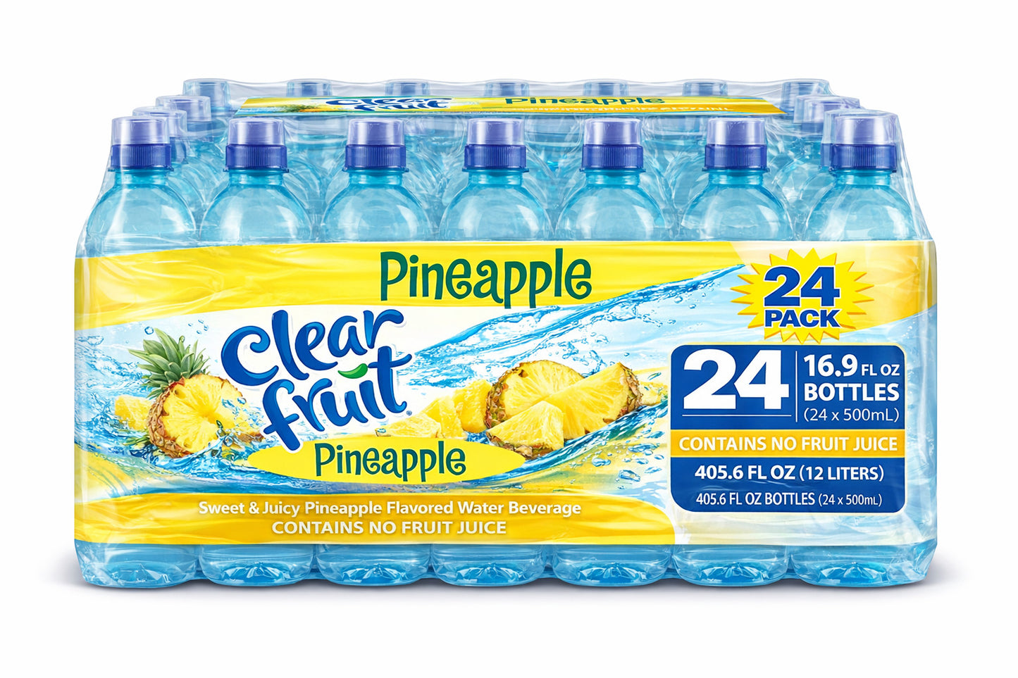 Clear Fruit Flavored Water  16.9oz Bottles 6/12/24 Packs, ALL Flavors Available