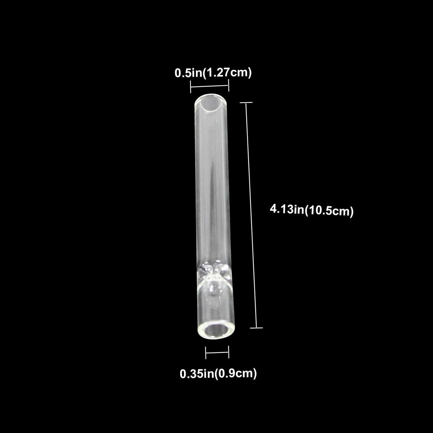 10-piece Thick Pyrex Glass Chillum Tobacco Pipe, Smoking pipe, Smooth One Hitter