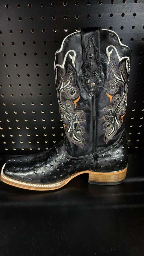 Men's Rodeo Cowboy Western Square Toe Boots Alligator Neck Print Made in Mexico