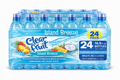 Clear Fruit Flavored Water  16.9oz Bottles 6/12/24 Packs, ALL Flavors Available