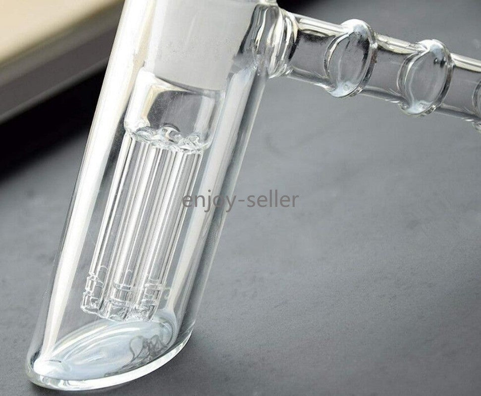 Mini Bubbler Hammer Diffuse  Glass Water Bongs Rig Shisha Smoking Pipe 18mm bow