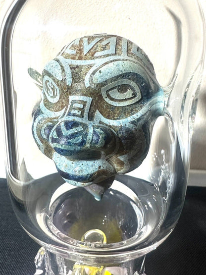 13.5'' Alien Glass Bong 14mm Artistic Water Pipe Unique Monster Collectible