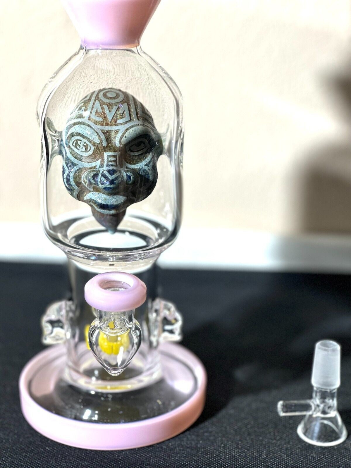 13.5'' Alien Glass Bong 14mm Artistic Water Pipe Unique Monster Collectible