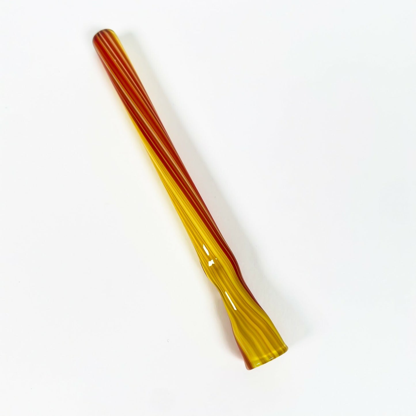 CLASSIC STRAIGHT SMOKING GLASS PIPE LUFKA FIFKA CIGARETTE HOLDER 1PCS