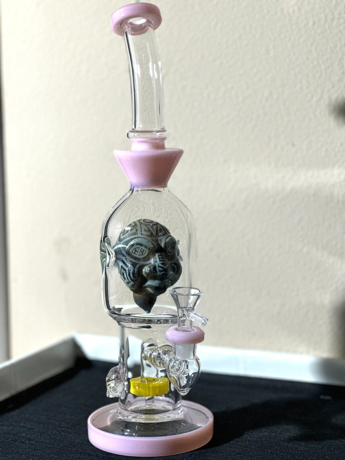 13.5'' Alien Glass Bong 14mm Artistic Water Pipe Unique Monster Collectible
