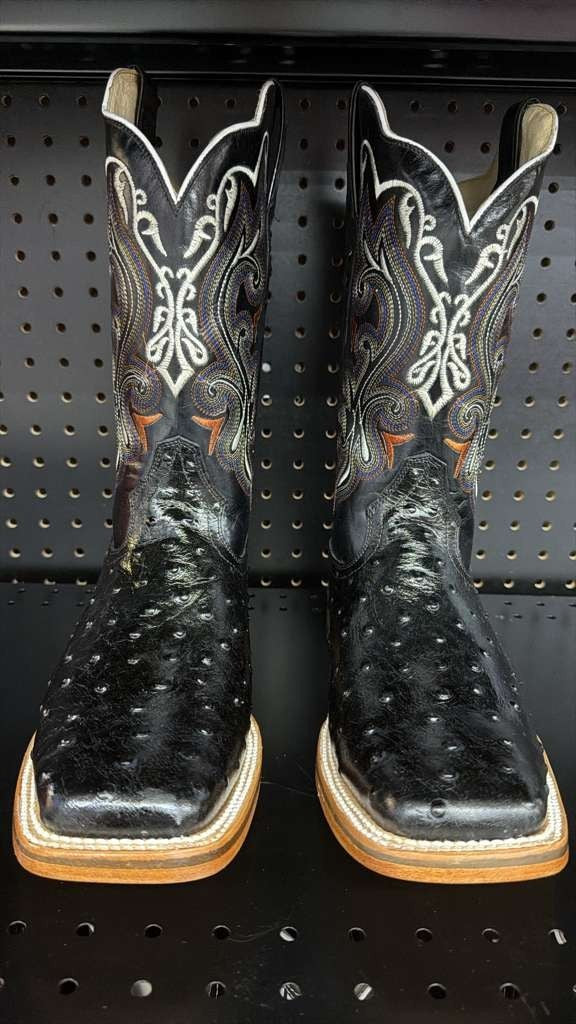 Men's Rodeo Cowboy Western Square Toe Boots Alligator Neck Print Made in Mexico