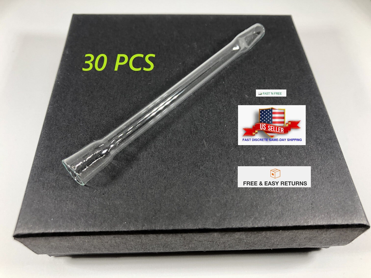 30 PCS NEW CHEAP GLASS TOBBACO SMOKING PIPE PIPES FIFKA LUFKA LILLY BUY3 GET 100