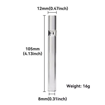 20psc Thick Pyrex Glass Chillum Tobacco Pipe, Smoking pipe,Smooth One Hitter USA