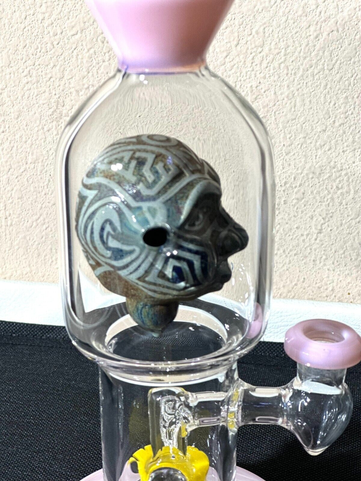13.5'' Alien Glass Bong 14mm Artistic Water Pipe Unique Monster Collectible