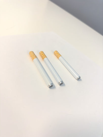 10 Pack 3” One Hitter Pipe Aluminum Bat Tobacco Smoking Dugout Accessories - USA