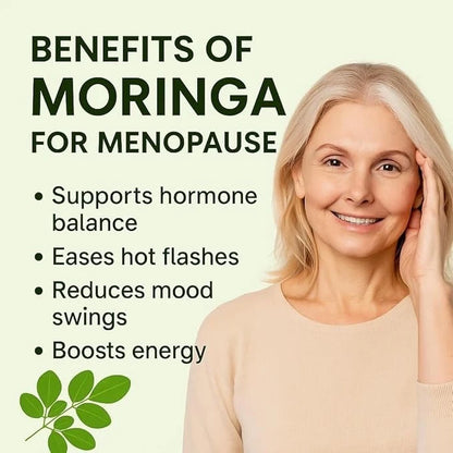 Pure Moringa Leaf Capsules by Saqqa – 500mg Dietary Supplement – 240 Capsules – Pack of 2