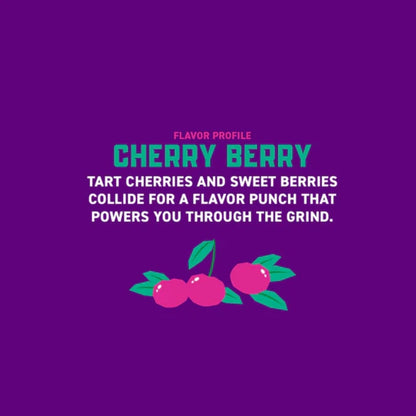 Gorilla Energy Drink Cherry Berry Flavor – 16 fl oz Cans – Bold Fruit Energy Beverage – Pack of 12