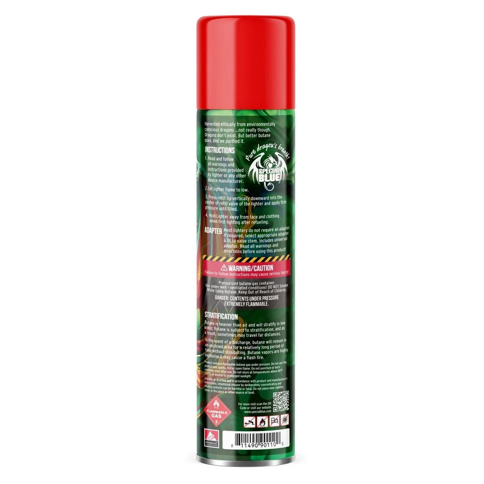 Special Blue Butane 300ML Refined Lighter Fuel Refill (3 Bottles)