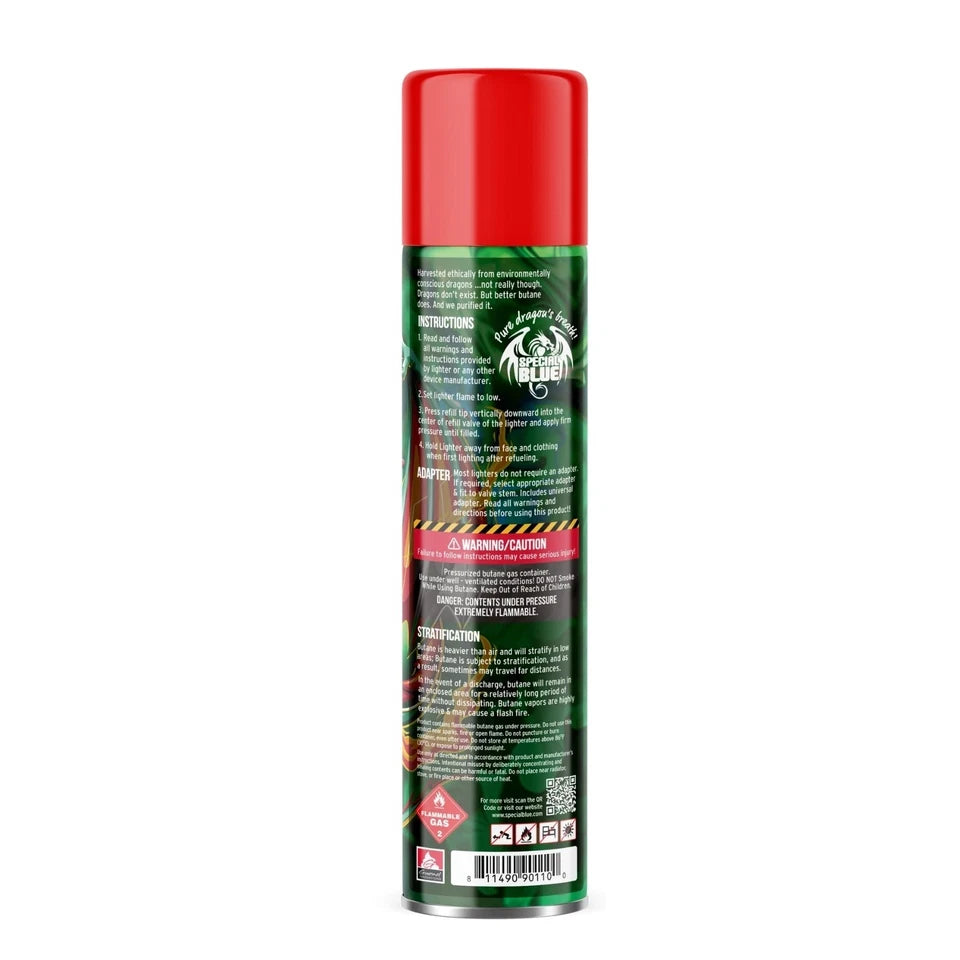 Special Blue 5X Butane 300ML – Ultra Pure Fuel Pack of 12