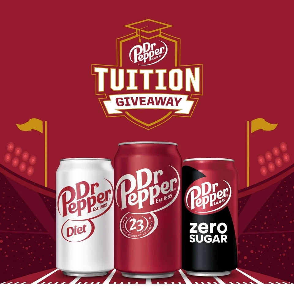 Dr Pepper Mini Soda Cans – 7.5 fl oz – 2 Packs of 10 Cans – Refreshing Soft Drink – Free Shipping