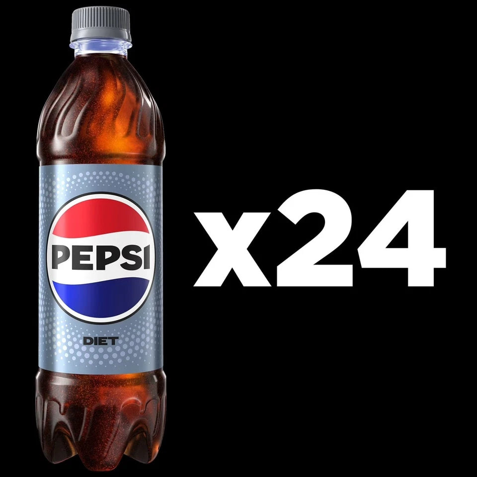 Diet Pepsi Zero Calorie Cola – 16.9oz Bottles | Refreshing Soda 24 Pack