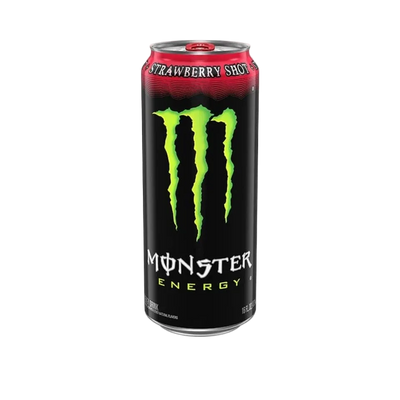 Monster Energy Strawberry Shots - 24 x 16fl oz | Sugar-Free, Fat-Free