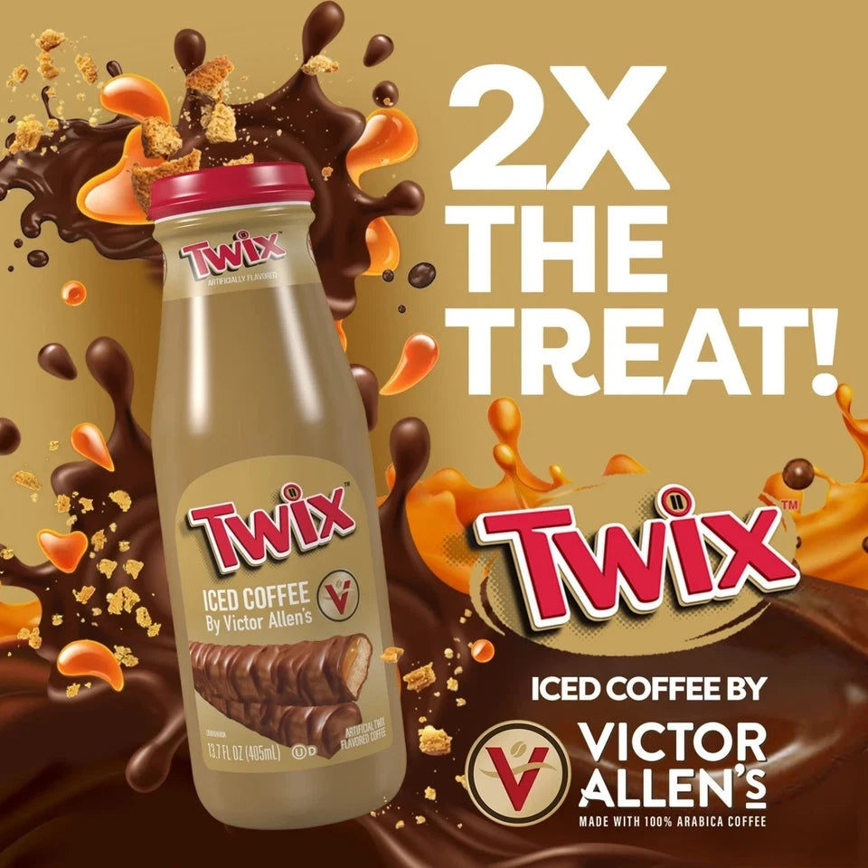 Victor Allen's Coffee Iced Latte Twix - 13.7fl oz | Ready-to-Drink