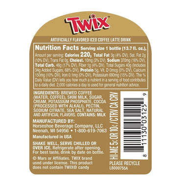 Victor Allen's Coffee Iced Latte Twix - 13.7fl oz | Ready-to-Drink