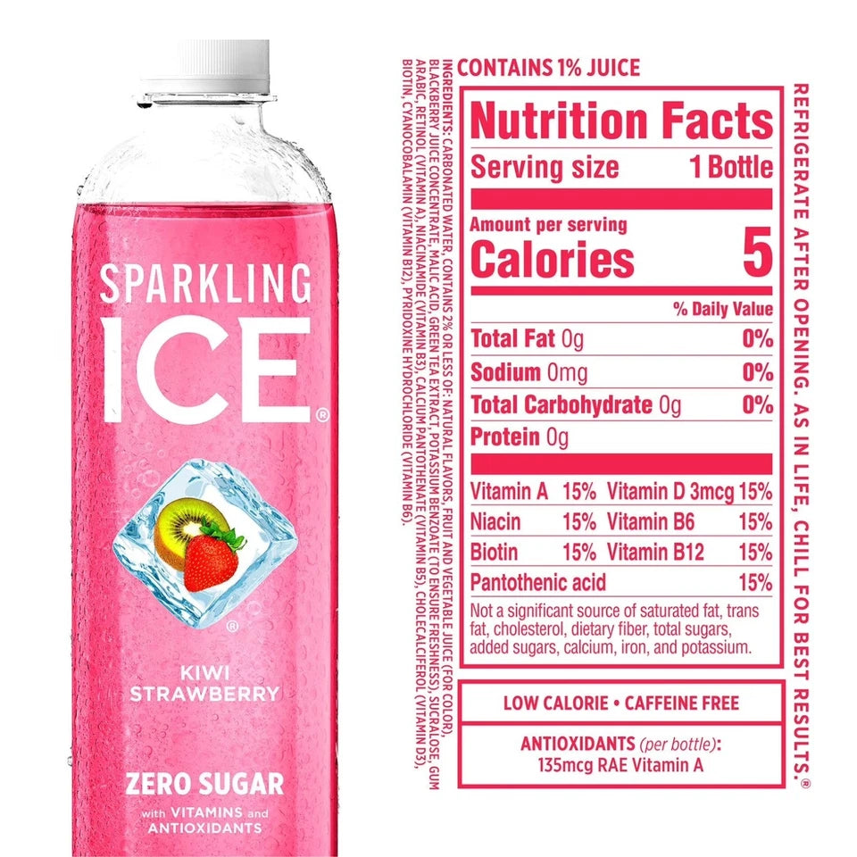 Sparkling Ice Red Variety Pack - 24 x 17fl oz