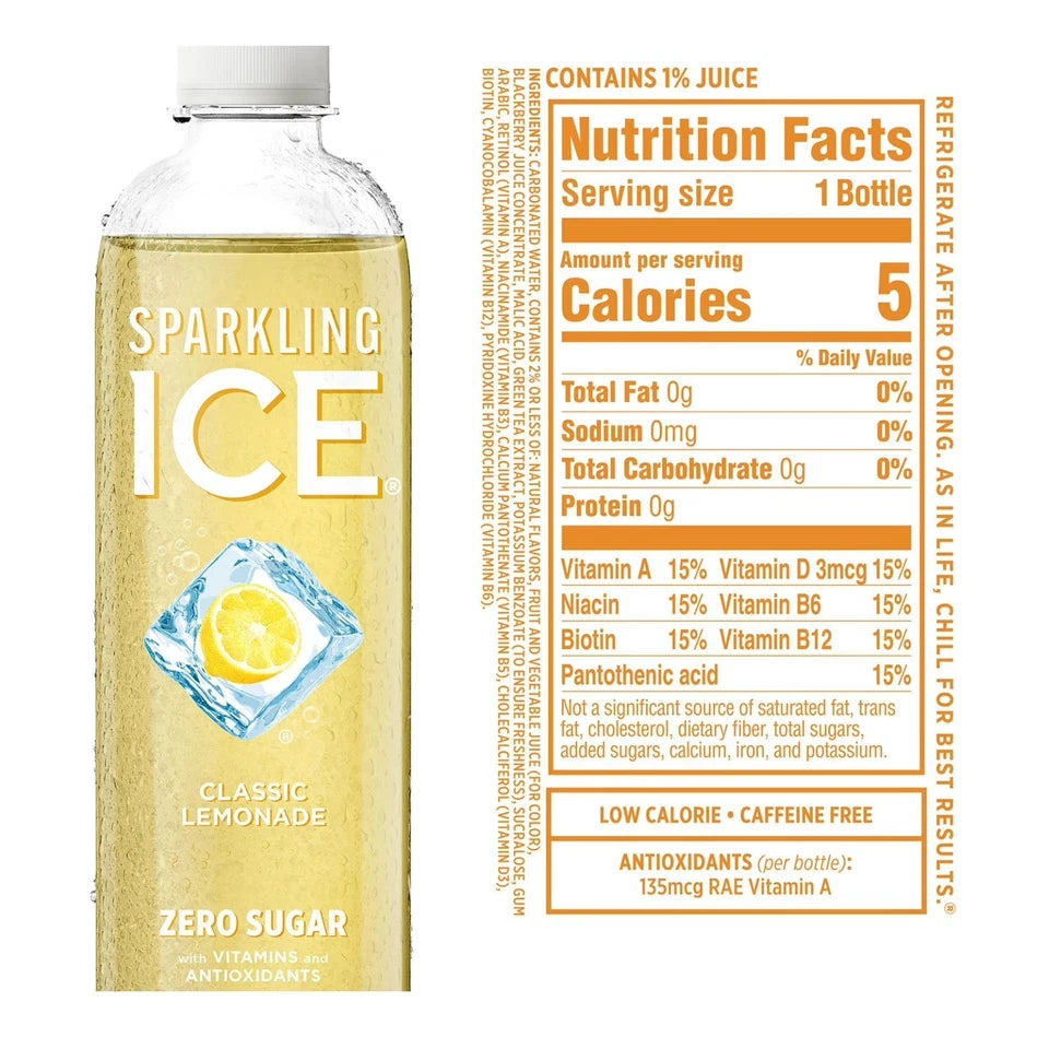Sparkling Ice Red Variety Pack - 24 x 17fl oz