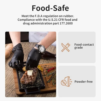 Large Medical Gloves - Powder Free, Food Grade 500 pack