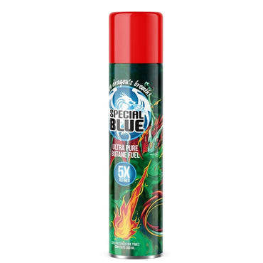 Special Blue 5X Butane 300ML – Ultra Pure Fuel Pack of 12