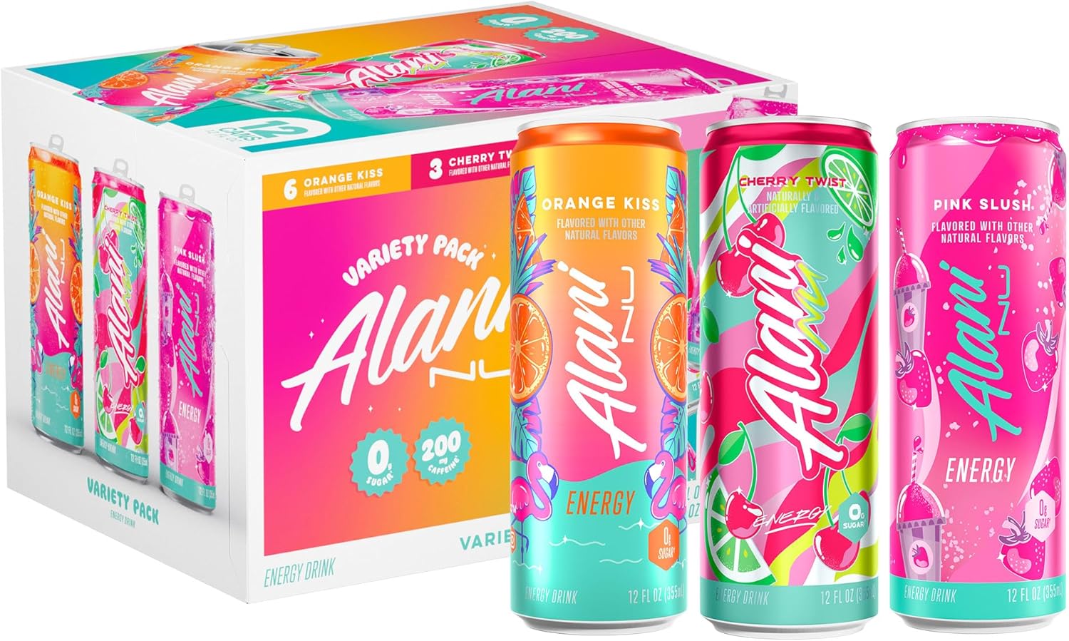 Alani Nu all flavors Energy drinks (12-Pack, 12oz)